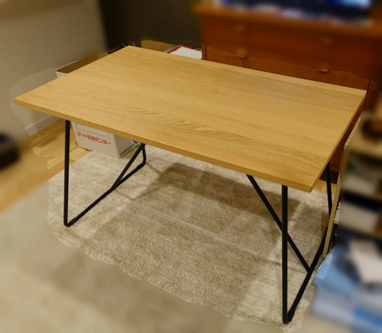 無印良品 折り畳みテーブルとチェア で一人暮らしのダイニング兼作業机に | 40歳過ぎからの東京暮らし