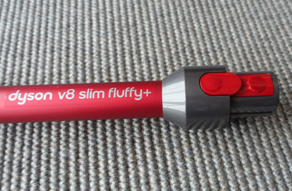 Dyson V8 Slim Fluffy+ パイブ　本体との接合部分